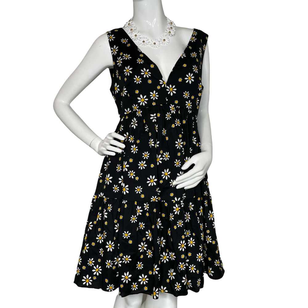 Kate Spade Daisy dots Mainline Vineyard sleeveless Dress Size 0